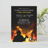 Einladung des Feuerwehrmanns/Feuerwehrführers (Stehend Vorderseite)