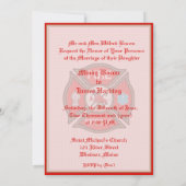 Einladung des Feuerwehrmanns zur Rettungsaktion (Rückseite)