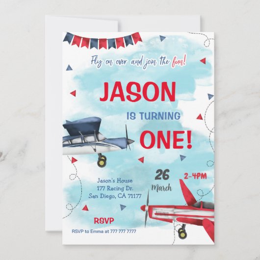 Einladung des Flugzeugführers (Vorderseite)