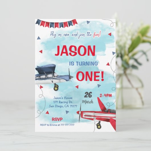 Einladung des Flugzeugführers (Stehend Vorderseite)