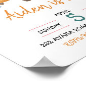 Einladung des Flugzeugführers zum Geburtstag Poster (Ecke)