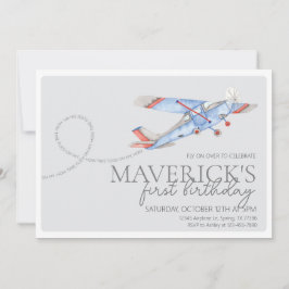 Einladung des Flugzeugs zum Geburtstag