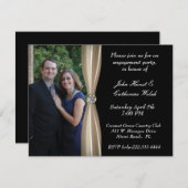 Einladung des Fotos (Vorne/Hinten)