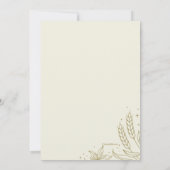 Einladung des Fotos (Rückseite)