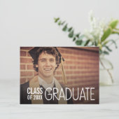 EINLADUNG DES FOTOS DER SCHULAGSPARTEI (Stehend Vorderseite)