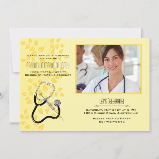 Einladung des Fotos Medizintechnik (Vorderseite)