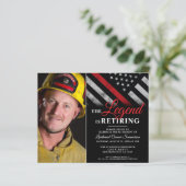 Einladung des Fotos zur Einstellung des Feuerwehrd (Stehend Vorderseite)