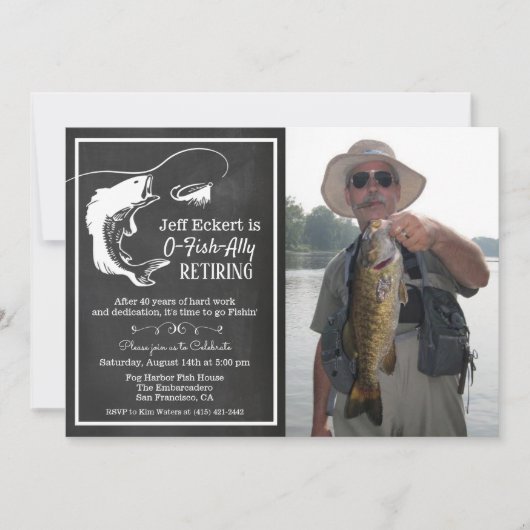 Einladung des Fotos zur Ruhestandsregelung (Vorderseite)