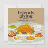 Einladung des freundschaftlichen Erntedanks (Vorderseite)