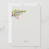 Einladung des Frühlings zum Foto Embrace (Rückseite)