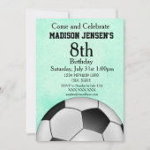 Einladung des Fußballfans zum Geburtstag (Vorderseite)