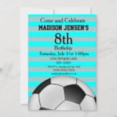 Einladung des Fußballfans zum Geburtstag (Vorderseite)