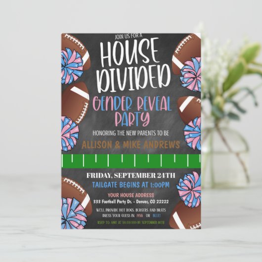 Einladung des Fußballgeschlechts (Stehend Vorderseite)