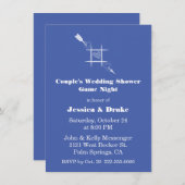 Einladung des Game Night Couple-Polterabends (Vorne/Hinten)