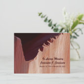 Einladung des Gedächtnisdienstes Canyon Crosscut (Stehend Vorderseite)