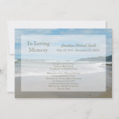 Einladung des Gedenkdienstes (Vorderseite)