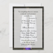 Einladung des Gedenkdienstes, Vergewaltigungskreuz (Rückseite)