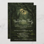 Einladung des gefleckten Halloween-Party (Vorne/Hinten)