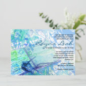 EINLADUNG DES GESCHÄFTSREIBERS Bar Bat Mitzvah (Stehend Vorderseite)