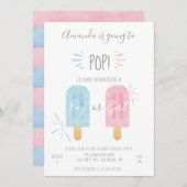 Einladung des Geschlechts, Junge oder Mädchen (Vorne/Hinten)