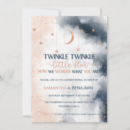 Einladung des Geschlechts, rot und blau