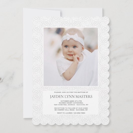 Einladung des gesegneten Fotos (Vorderseite)