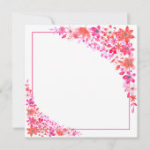 Einladung des gestrichenen Junggeselinnen-Abschied (Rückseite)