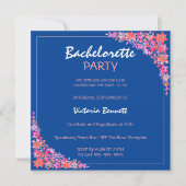 Einladung des gestrichenen Junggeselinnen-Abschied (Vorderseite)