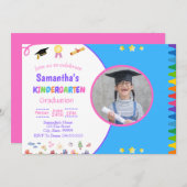 Einladung des Girl Kindergarten (Vorne/Hinten)