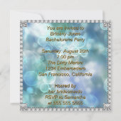 Einladung des Girl's Night-Out-Junggeselinnen-Absc (Rückseite)