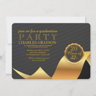 Einladung des Gold Ribbon Abschlusses