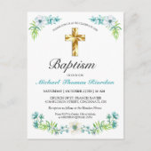 Einladung des Goldkreuzes zur Blauen Taufe Postkarte (Vorderseite)