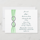 Einladung des Green Infinity Junggeselinnen-Abschi (Vorderseite)