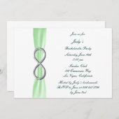 Einladung des Green Infinity Junggeselinnen-Abschi (Vorne/Hinten)