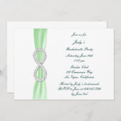 Einladung des Green Infinity Junggeselinnen-Abschi (Vorne/Hinten)