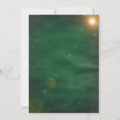 Einladung des grünen Laser-Tags (Rückseite)