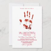 Einladung des Halloween-Party (Vorderseite)