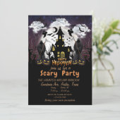 Einladung des Halloween-Party (Stehend Vorderseite)
