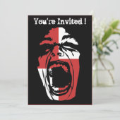 Einladung des Halloween-Party (Stehend Vorderseite)