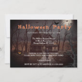 Einladung des Halloween-Party des Unternehmens (Vorderseite)