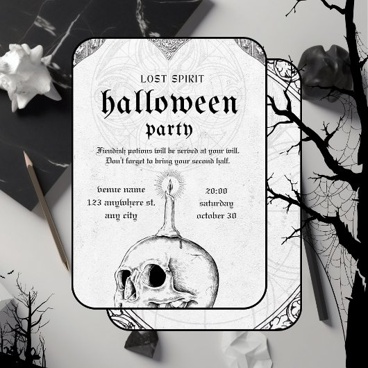 Einladung des Halloween-Party "Wicked Affair"