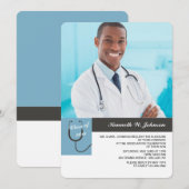 Einladung des Health Provider-Fotos (Vorne/Hinten)