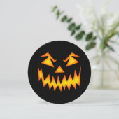 Einladung des hinteren Kürbiskreises des Jacks (Stehend Vorderseite)