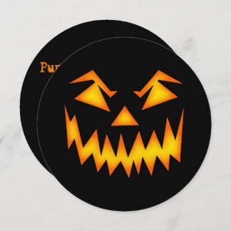 Einladung des hinteren Kürbiskreises des Jacks