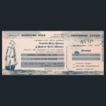 Einladung des Hochzeit in Urlaubsort-Tickets<br><div class="desc">2 in 1 Einladung zur Hochzeit und RSVP Card. Hochzeit in Urlaubsort Ticket Hochzeit Einladung und RSVP Card. Ideal für eine Vintage Hochzeit, für eine preiswerte Hochzeit, für eine whimsical themed wedding, für eine elegante, schicke Hochzeit, für eine Sommerhochzeit, für eine Strandhochzeit, für eine Hochzeit am Meer und vieles mehr....</div>