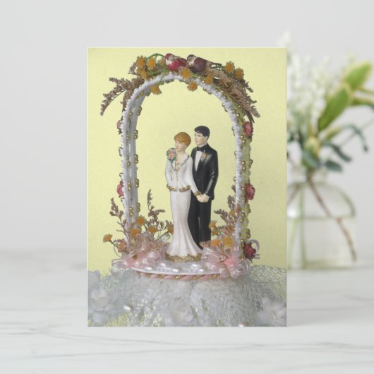 Einladung des Hochzeitstags (Stehend Vorderseite)