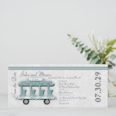 Einladung des Hochzeitsturms (Stehend Vorderseite)