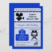 Einladung des Hollywood-Film-Bonbon-16 (Vorne/Hinten)