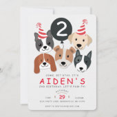 Einladung des Hundes zum Geburtstag (Vorderseite)