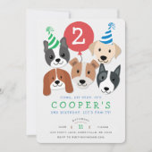 Einladung des Hundes zum Geburtstag (Vorderseite)